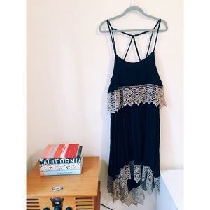 Free People Boho Midi Dress